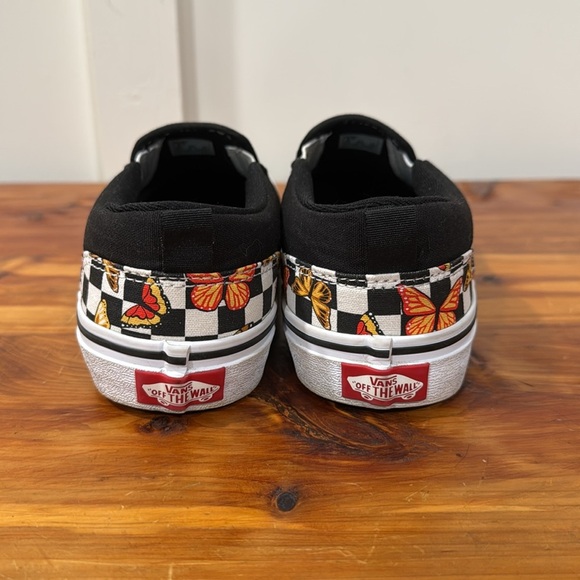Vans Butterfly Checked Slip On Sneakers - Picture 3 of 7